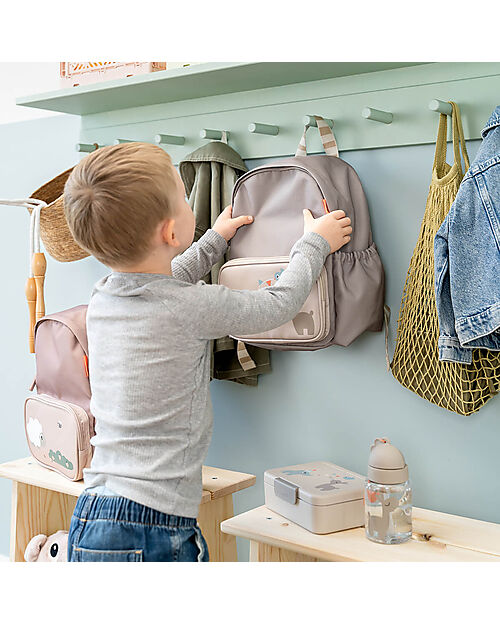 Done By Deer Lunch Box with Divider - Celebration - Sand - Perfect for Little Hands! Snack Boxes