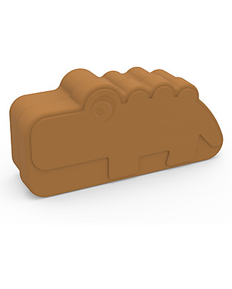 Done By Deer Lunch Box with Divider - Croco - Mustard - Perfect for Little Hands! Thermal Containers
