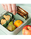 Done By Deer Lunch Box with Divider - Playground - Green - Perfect for Little Hands! Snack Boxes