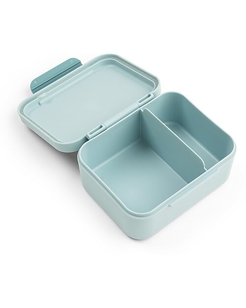 Done By Deer Lunch Box with Divider - Tiny Farm - Blue - 13 x 11 x 6 cm - 100% Food Grade PP Snack Boxes