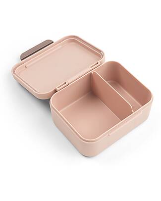 Done By Deer Lunch Box with Divider - Tiny Farm - Powder - 13 x 11 x 6 cm - 100% Food Grade PP Snack Boxes