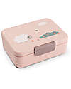 Done By Deer Lunch Box with Divider - Tiny Farm - Sand - Perfect for Little Hands! Food Containers