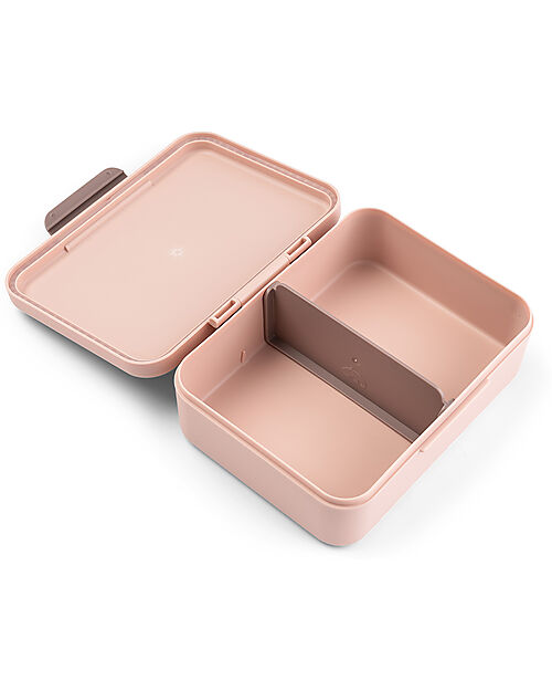 Done By Deer Lunch Box with Divider - Tiny Farm - Sand - Perfect for Little Hands! Food Containers