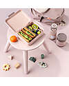 Done By Deer Lunch Box with Divider - Tiny Farm - Sand - Perfect for Little Hands! Food Containers