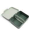 Done By Deer Lunch Box with Divider - Tiny Trails - Green - 17,5 x 13 x 6,5 cm - 100% Food Grade PP Snack Boxes