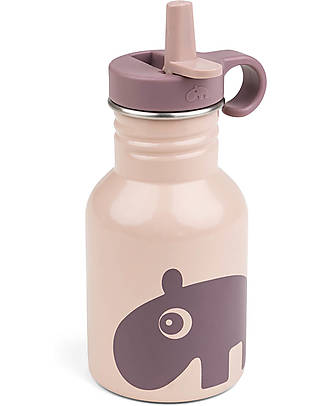 Thermos Straw W Handle Bottle 250ML Minnie Pink