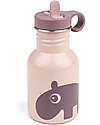 Done By Deer Metal Bottle 350 ml - Ozzo - Powder - with Hideway Straw! Non-Thermal Water Bottles
