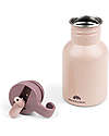 Done By Deer Metal Bottle 350 ml - Ozzo - Powder - with Hideway Straw! Non-Thermal Water Bottles
