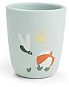 Done By Deer Mini Mug 160 ml - Playground - Blue - 100% Food Grade Silicone Beakers