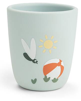 Done By Deer Mini Mug 160 ml - Playground - Blue - 100% Food Grade Silicone Cups