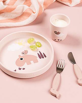 Done By Deer Mini Mug 160 ml - Playground - Powder - 100% Food Grade Silicone Beakers