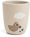 Done By Deer Mini Mug 160 ml - Tiny Farm - Sand - 100% Food Grade Silicone Cups