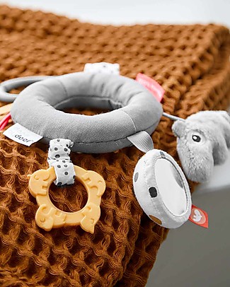 Done By Deer MultiActivity Grey Baby Ring - From Birth Newborn Toys_