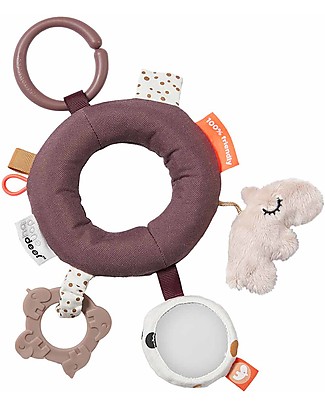 Done By Deer Wrist Rattle 2 Pack - Happy Clouds - Powder unisex