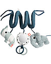 Done By Deer MultiActivity Spiral Baby Toy Blue with Teething Rings - Suitable from Birth Baby Gym