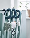 Done By Deer MultiActivity Spiral Baby Toy Blue with Teething Rings - Suitable from Birth Baby Gym