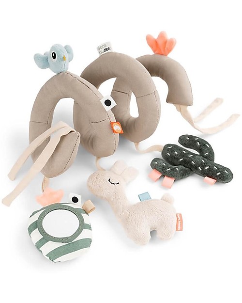 Done By Deer MultiActivity Spiral Baby Toy Lalee - Sand - 0+ Newborn Toys_