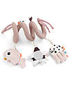 Done By Deer MultiActivity Spiral Baby Toy Sea Friends - Powder - Suitable from Birth Newborn Toys_