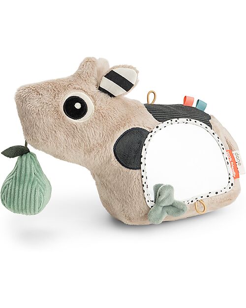 Done By Deer Multisensory Activity Floor Mirror Toy - Dotti - Sand - 0+ Newborn Toys_