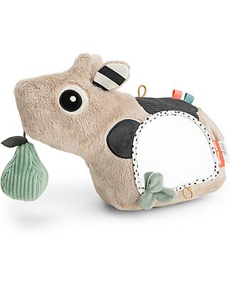 Done By Deer Multisensory Activity Floor Mirror Toy - Dotti - Sand - 0+ Newborn Toys_