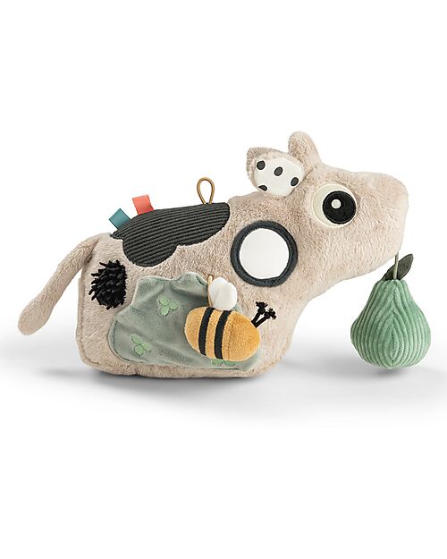 Done By Deer Multisensory Activity Floor Mirror Toy - Dotti - Sand - 0+ Newborn Toys_