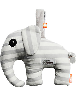 Done By Deer Musical Baby Toy Elphee, Grey - Suitable from Birth Newborn Toys