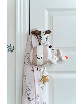 Done By Deer Musical Mirror Mobile Wally - Powder Soft Toys