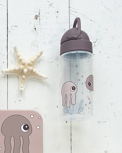 Done By Deer Non-Spill Straw Bottle - Powder Non-Thermal Water Bottles