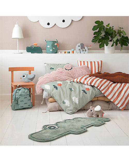 Done By Deer Ozzo the Hippo - Soft and Sweety - 23 x 15 cm - Sand - 3m+ Soft Toys