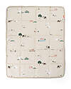 Done By Deer Padded Play Mat - Tiny Farm - Sand - 80x100 cm Padded Playmats