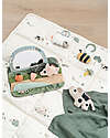 Done By Deer Padded Play Mat - Tiny Farm - Sand - 80x100 cm Padded Playmats