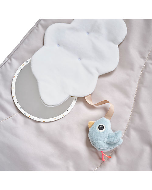 Done By Deer Padded Sensory Play Mat - Deer Friends - Sand - for the Sensory Development of your Baby Padded Playmats