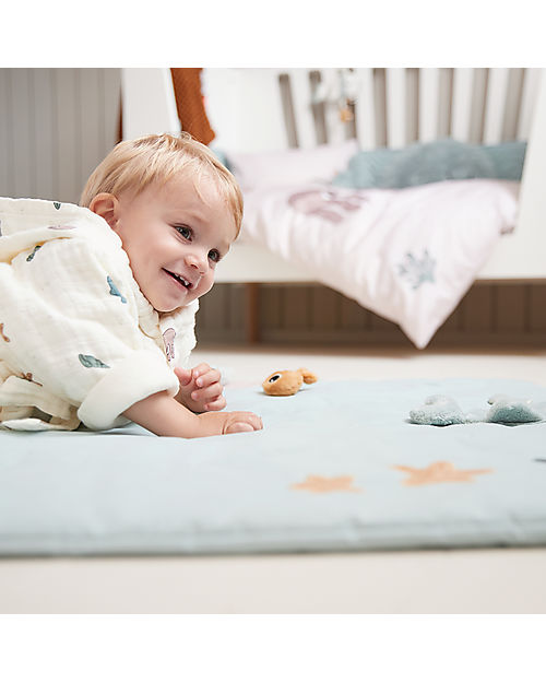 Done By Deer Padded Sensory Play Mat - Sea Friends - Colour Mix - for the Sensory Development of your Baby Padded Playmats