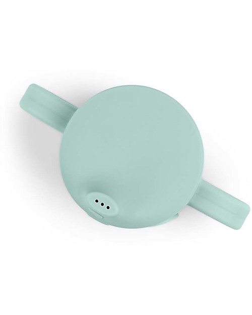 Done By Deer Peekaboo Spout Cup - Elphee - Blue - 100% Food Grade Silicone - Double Handle Cups