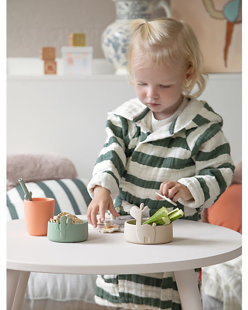 Done By Deer Peg Puzzle - Lalee - Sand - 20 x 18 cm - in Wood - 12m+ Wooden Stacking Toys