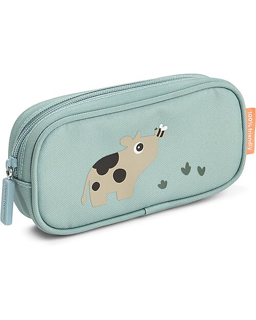 Done By Deer Pencil Case - Tiny Farm - Blue - 20 x 10 x 4 cm Pencil Cases