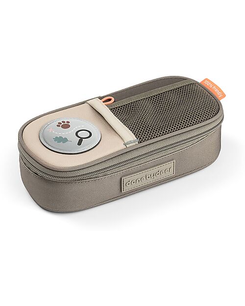 Done By Deer Pencil Case - Tiny Trails - Sand - 22 x 10,5 x 6 cm Pencil Cases