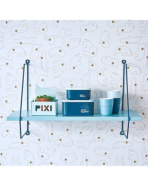 Done By Deer Pixi Shelf, Nozo Blue Shelves