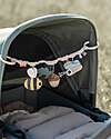 Done By Deer Pram Toy - Tiny Trails - Sand - 44 x 9,5 cm - 0+ Newborn Toys_