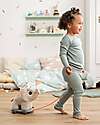 Done By Deer Pull Along 2-in-1 Toy Elphee - Sand - Use it with the Wagon or as Soft Toy! - 12m+ Pull Toys