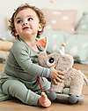 Done By Deer Pull Along 2-in-1 Toy Elphee - Sand - Use it with the Wagon or as Soft Toy! - 12m+ Pull Toys