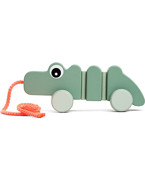Done By Deer Pull Along Toy - Croco- Green Pull Toys