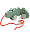 Done By Deer Pull Along Toy - Croco- Green Pull Toys