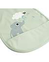 Done By Deer Pull Over Bib - Waterproof with Pocket - Elphee - Green - OEKO-TEX Certified Waterproof Bibs
