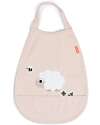 Done By Deer Pull Over Bib - Waterproof with Pocket - Tiny Farm - Powder Pullover Bibs