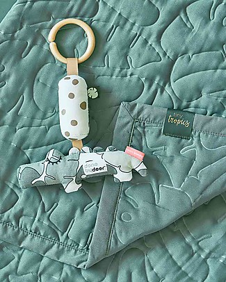 Done By Deer Quilt & Croco Gift Box Tiny Tropics Blankets