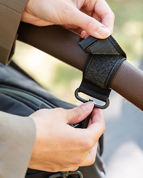 Done By Deer Quilted Stroller Change Bag - Black - 12 L - Made from Recycled Plastic Bottles Organize and Bags