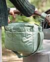 Done By Deer Quilted Stroller Change Bag - Green - 12 L - Made from Recycled Plastic Bottles Organize and Bags