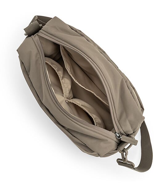 Done By Deer Quilted Stroller Change Bag - Taupe - 12 L - Made from Recycled Plastic Bottles Organize and Bags