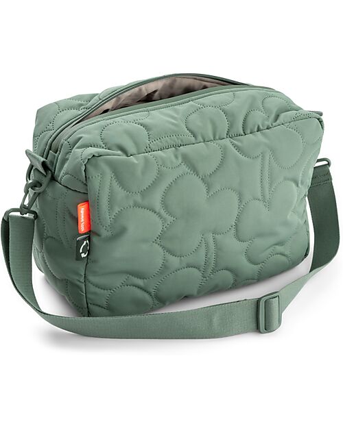 Done By Deer Quilted Stroller Changing Bag - Green - Made from Recycled Bottles Organize and Bags